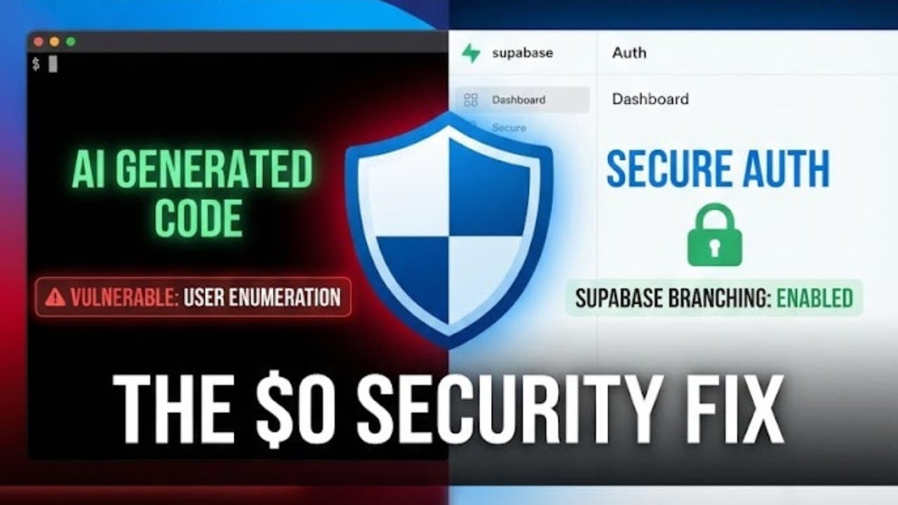 Video thumbnail for I Built Authentication for My SaaS This Week. Here Are 4 Things I Learned the Hard Way.