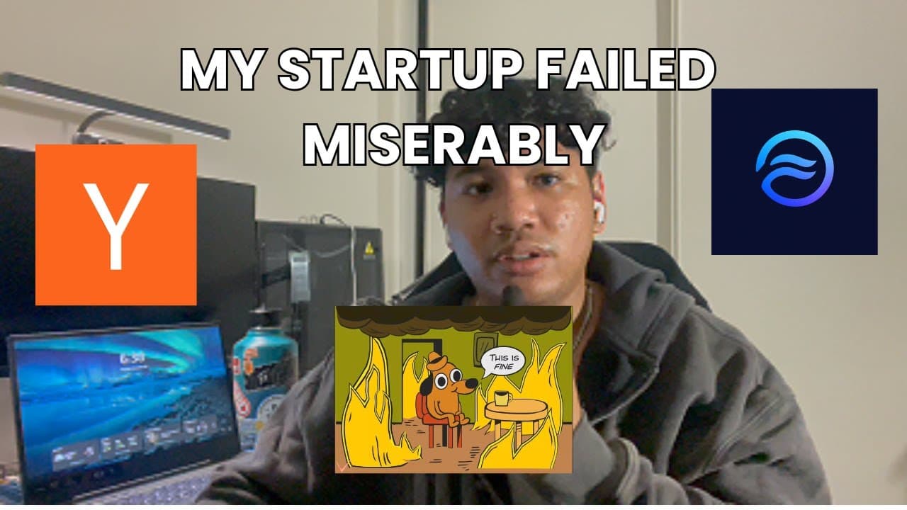 Video thumbnail for Built a startup for 5 months. Got 0 users. Would do it again.